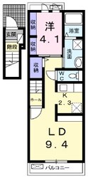 エル　メームの物件間取画像